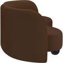  Manufacturer Color_Brown -- Daphne 89" Brown Velvet Upholstered Sofa IMAGE 6