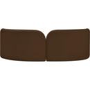  Manufacturer Color_Brown -- Daphne 89" Brown Velvet Upholstered Sofa IMAGE 7