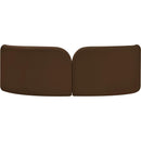 Meridian Daphne Brown Velvet Sofa IMAGE 7