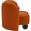  Manufacturer Color_Cognac -- Daphne Cognac Velvet Upholstered Chair IMAGE 6