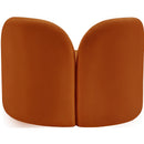 Meridian Daphne Cognac Velvet Chair IMAGE 7