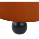 Meridian Daphne Cognac Velvet Loveseat IMAGE 11