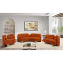  Manufacturer Color_Cognac -- Daphne 89" Cognac Velvet Upholstered Sofa IMAGE 15