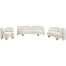  Manufacturer Color_Cream -- Daphne Cream Velvet Upholstered Chair IMAGE 12