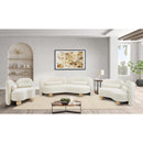  Manufacturer Color_Cream -- Daphne 64" Cream Velvet Upholstered Loveseat IMAGE 15