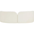 Meridian Daphne Cream Velvet Sofa IMAGE 7