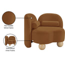  Manufacturer Color_Saddle -- Daphne Saddle Velvet Upholstered Chair IMAGE 18