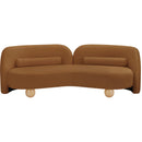  Manufacturer Color_Saddle -- Daphne 89" Saddle Velvet Upholstered Sofa IMAGE 5
