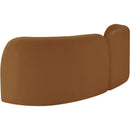  Manufacturer Color_Saddle -- Daphne 89" Saddle Velvet Upholstered Sofa IMAGE 8