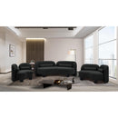 Meridian Daphne Black Boucle Fabric Chair IMAGE 16
