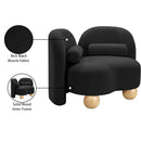  Manufacturer Color_Black -- Meridian Daphne Stationary Fabric Chair IMAGE 18