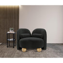 Manufacturer Color_Black -- Meridian Daphne Stationary Fabric Chair IMAGE 3