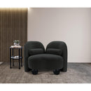 Manufacturer Color_Black -- Meridian Daphne Stationary Fabric Chair IMAGE 4