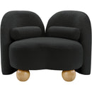  Manufacturer Color_Black -- Meridian Daphne Stationary Fabric Chair IMAGE 5