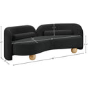  Manufacturer Color_Black -- Meridian Daphne Stationary Fabric Sofa IMAGE 17