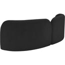  Manufacturer Color_Black -- Meridian Daphne Stationary Fabric Sofa IMAGE 8