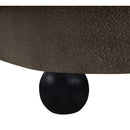  Manufacturer Color_Brown -- Daphne Brown Boucle Fabric Upholstered Chair IMAGE 11
