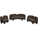  Manufacturer Color_Brown -- Daphne 64" Brown Boucle Fabric Upholstered Loveseat IMAGE 13