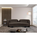  Manufacturer Color_Brown -- Daphne 89" Brown Boucle Fabric Upholstered Sofa IMAGE 4