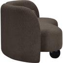  Manufacturer Color_Brown -- Daphne 89" Brown Boucle Fabric Upholstered Sofa IMAGE 6