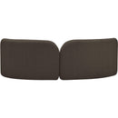  Manufacturer Color_Brown -- Daphne 89" Brown Boucle Fabric Upholstered Sofa IMAGE 7