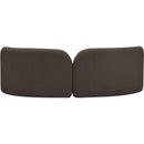 Meridian Daphne Brown Boucle Fabric Sofa IMAGE 7