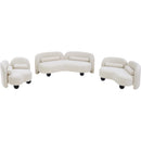  Manufacturer Color_Cream -- Daphne Cream Boucle Fabric Upholstered Chair IMAGE 13