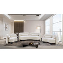  Manufacturer Color_Cream -- Daphne 89" Cream Boucle Fabric Upholstered Sofa IMAGE 16