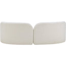  Manufacturer Color_Cream -- Daphne 89" Cream Boucle Fabric Upholstered Sofa IMAGE 7