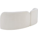  Manufacturer Color_Cream -- Daphne 89" Cream Boucle Fabric Upholstered Sofa IMAGE 8