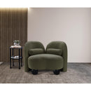  Manufacturer Color_Olive -- Daphne Olive Boucle Fabric Upholstered Chair IMAGE 4