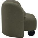  Manufacturer Color_Olive -- Daphne Olive Boucle Fabric Upholstered Chair IMAGE 6
