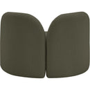  Manufacturer Color_Olive -- Daphne Olive Boucle Fabric Upholstered Chair IMAGE 7