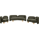  Manufacturer Color_Olive -- Daphne 64" Olive Boucle Fabric Upholstered Loveseat IMAGE 12