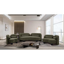 Manufacturer Color_Olive -- Daphne 89" Olive Boucle Fabric Upholstered Sofa IMAGE 16