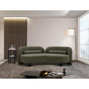  Manufacturer Color_Olive -- Daphne 89" Olive Boucle Fabric Upholstered Sofa IMAGE 4