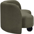  Manufacturer Color_Olive -- Daphne 89" Olive Boucle Fabric Upholstered Sofa IMAGE 6