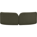  Manufacturer Color_Olive -- Daphne 89" Olive Boucle Fabric Upholstered Sofa IMAGE 7