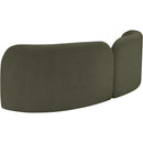  Manufacturer Color_Olive -- Daphne 89" Olive Boucle Fabric Upholstered Sofa IMAGE 8