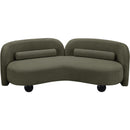  Manufacturer Color_Olive -- Daphne 89" Olive Boucle Fabric Upholstered Sofa IMAGE 9