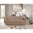 Manufacturer Color_Beige -- Meridian Bloom Stationary Fabric Sofa IMAGE 2