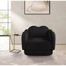  Manufacturer Color_Black -- Bloom Black Teddy Fabric Upholstered Chair IMAGE 2