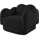 Manufacturer Color_Black -- Bloom Black Teddy Fabric Upholstered Chair IMAGE 7