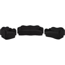  Manufacturer Color_Black -- Bloom 58" Black Teddy Fabric Upholstered Loveseat IMAGE 11
