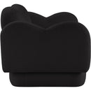  Manufacturer Color_Black -- Bloom 58" Black Teddy Fabric Upholstered Loveseat IMAGE 4