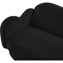  Manufacturer Color_Black -- Bloom 58" Black Teddy Fabric Upholstered Loveseat IMAGE 9
