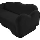  Manufacturer Color_Black -- Bloom 82" Black Teddy Fabric Upholstered Sofa IMAGE 10