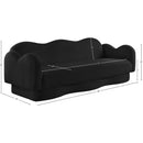  Manufacturer Color_Black -- Bloom 82" Black Teddy Fabric Upholstered Sofa IMAGE 16