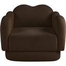  Manufacturer Color_Brown -- Bloom Brown Teddy Fabric Upholstered Chair IMAGE 3