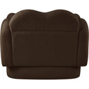 Manufacturer Color_Brown -- Bloom Brown Teddy Fabric Upholstered Chair IMAGE 5